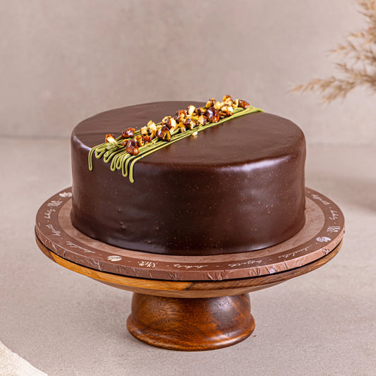 Kunafa Pistachio Chocolate Cake