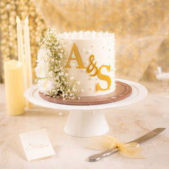 Initial Wedding Cake - Khi Only