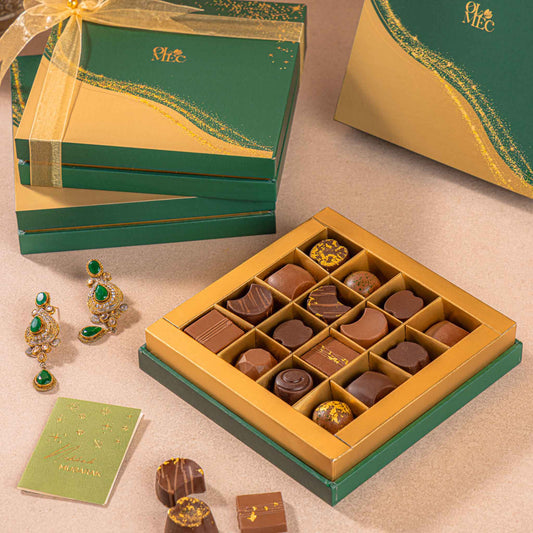 Emerald Sparkle Box Of 16