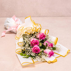 Pink Roses Bouquet