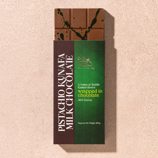 Pistachio Kunafa Milk Chocolate Bar 36%
