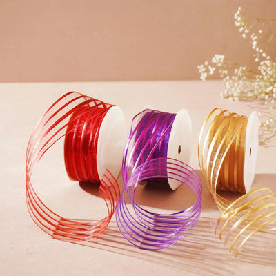 Organza With Stripes