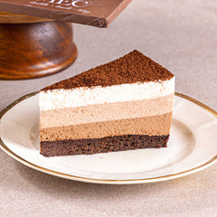Triple Chocolate Mousse Cake